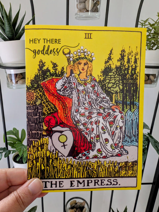 Empress Tarot Greeting Card