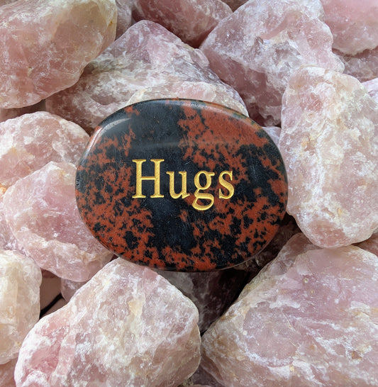 Wishing Gemstone - Hugs (Mahogany Obsidian)