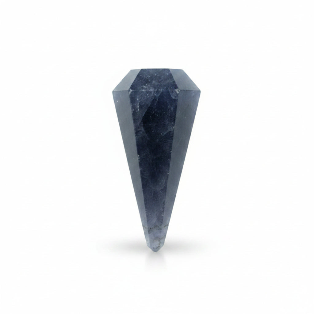 Iolite Faceted Pendulum