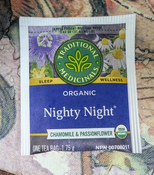 Traditional Medicinals Organic Nighty Night Chamomile & Passionflower Tea Sampler