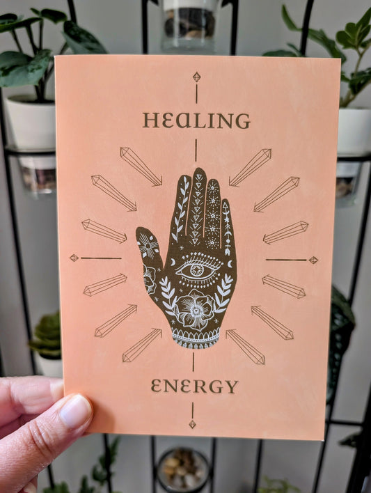 Healing Energy Greeting Card  - Feel Better