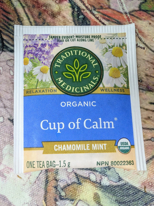 Traditional Medicinals Organic Cup of Calm Chamomile Mint Tea Sampler