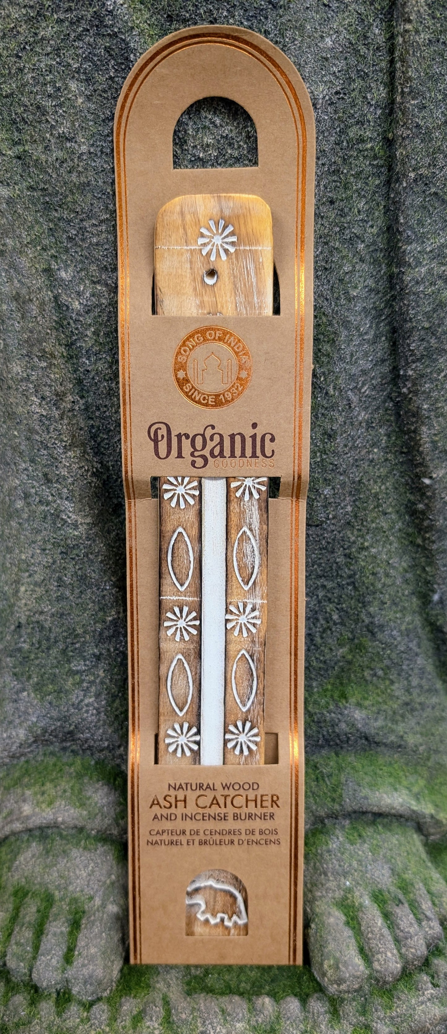 Song of India Organic Goodness Incense Holder - Flowers