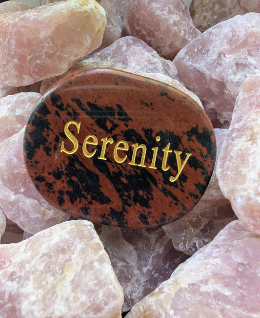 Wishing Gemstone - Serenity (Mahogany Obsidian)