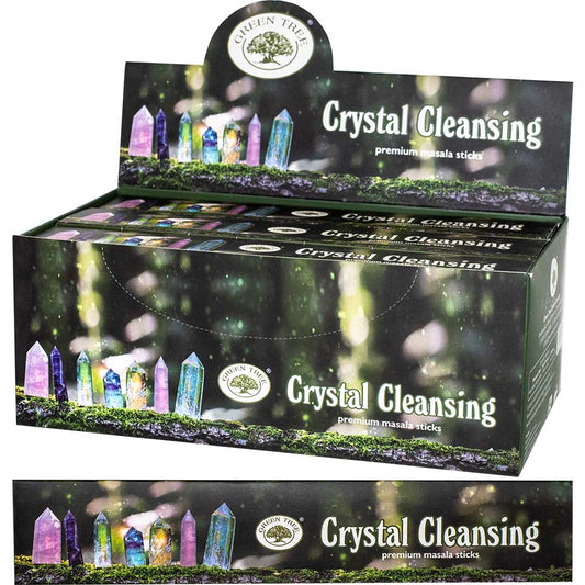 Green Tree Crystal Cleansing Stick Incense 15g