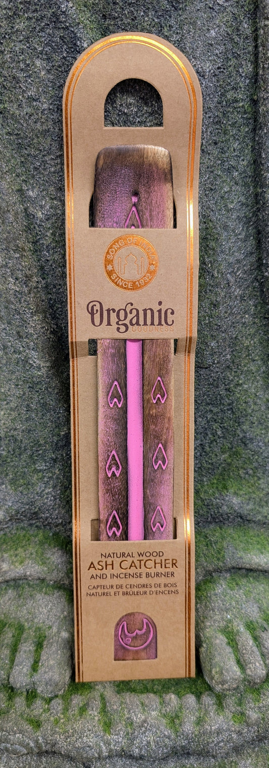 Song of India Organic Goodness Incense Holder - Hearts