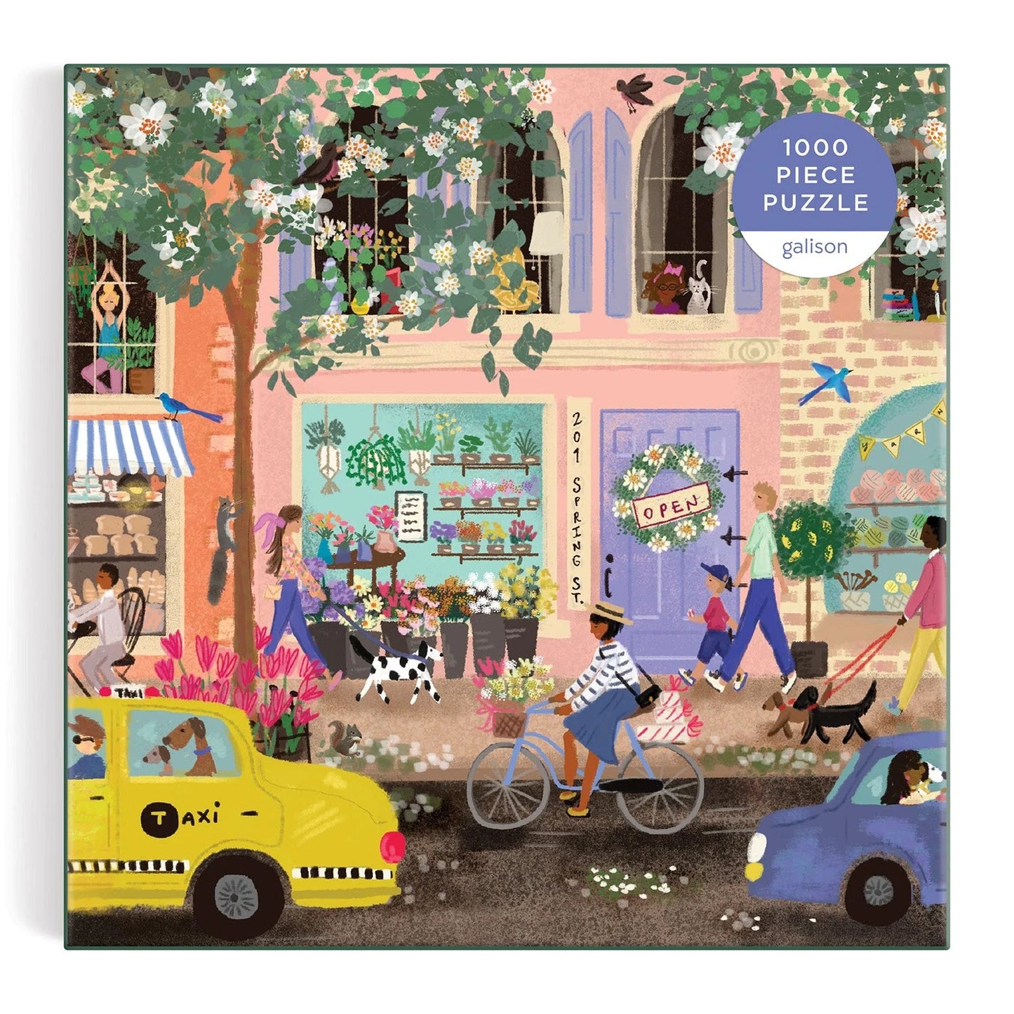 Galison Spring Street 1000 Pc Puzzle